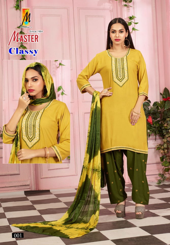 Master Classy Regular Wear Wholesale Printed Readymade Suits
